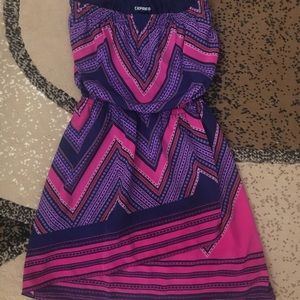 Express strapless dress